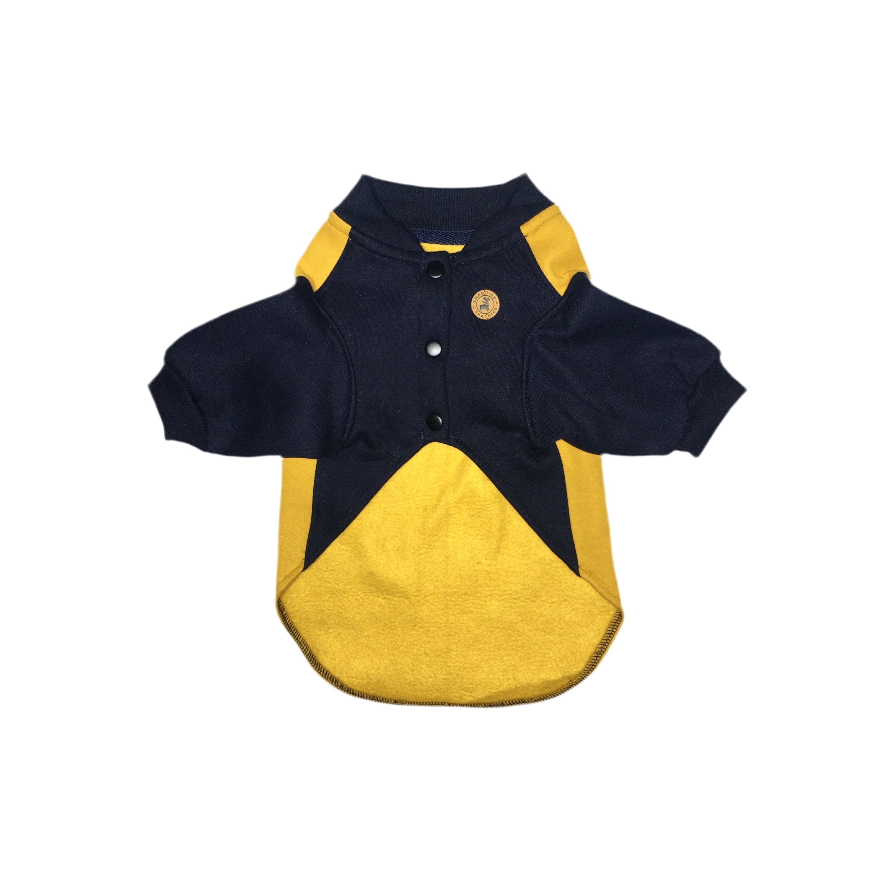 HOODIE AZUL / MOSTAZA