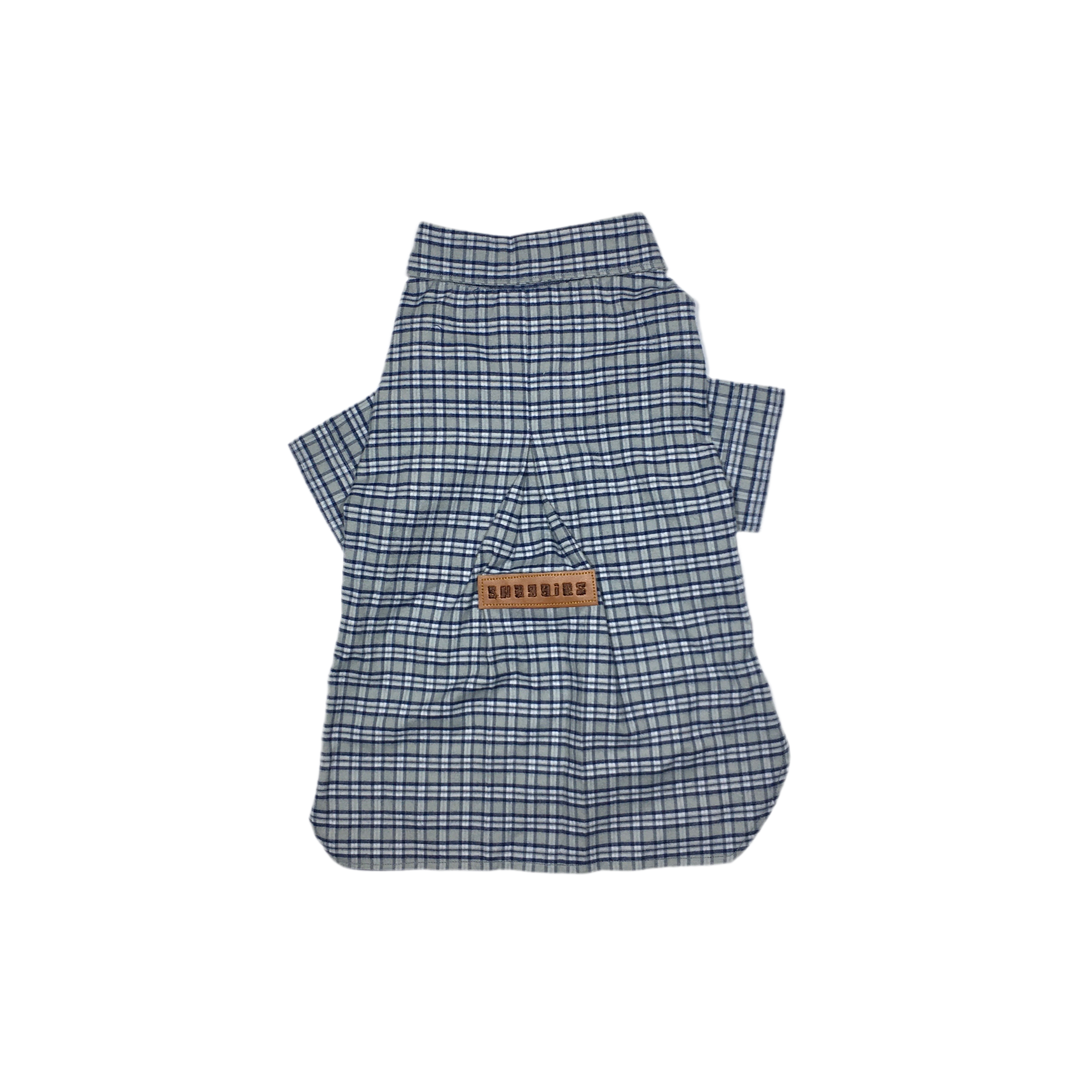 CAMISA A CUADROS / PLOMO CLARO