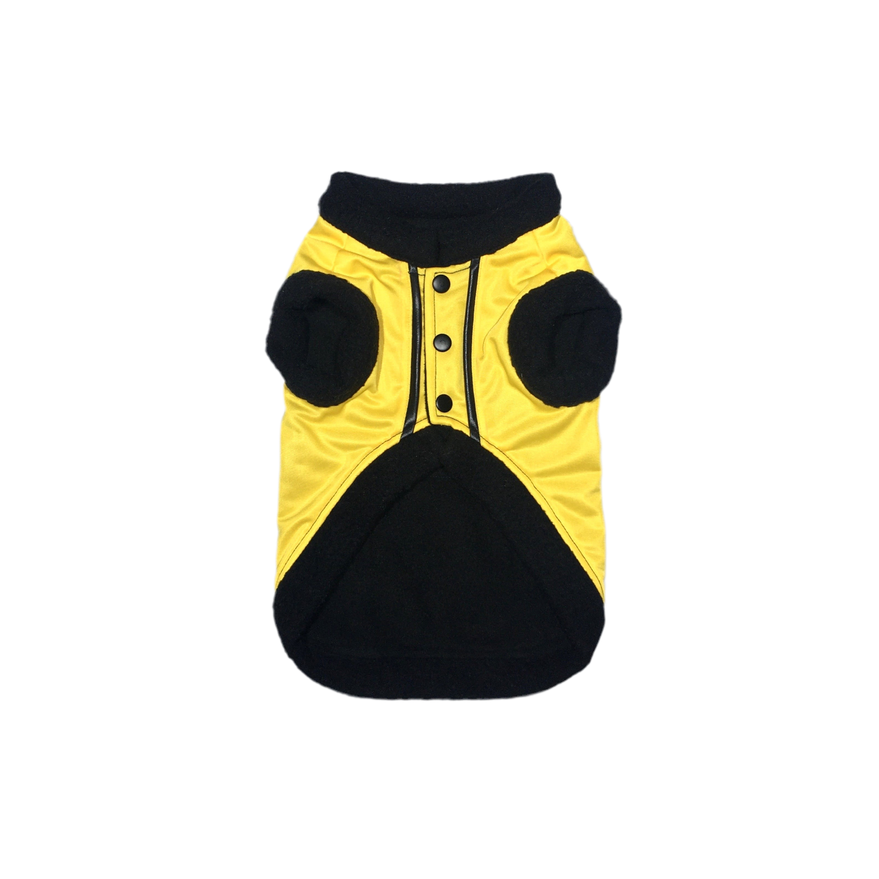 CHALECO IMPERMEABLE - AMARILLO/NEGRO