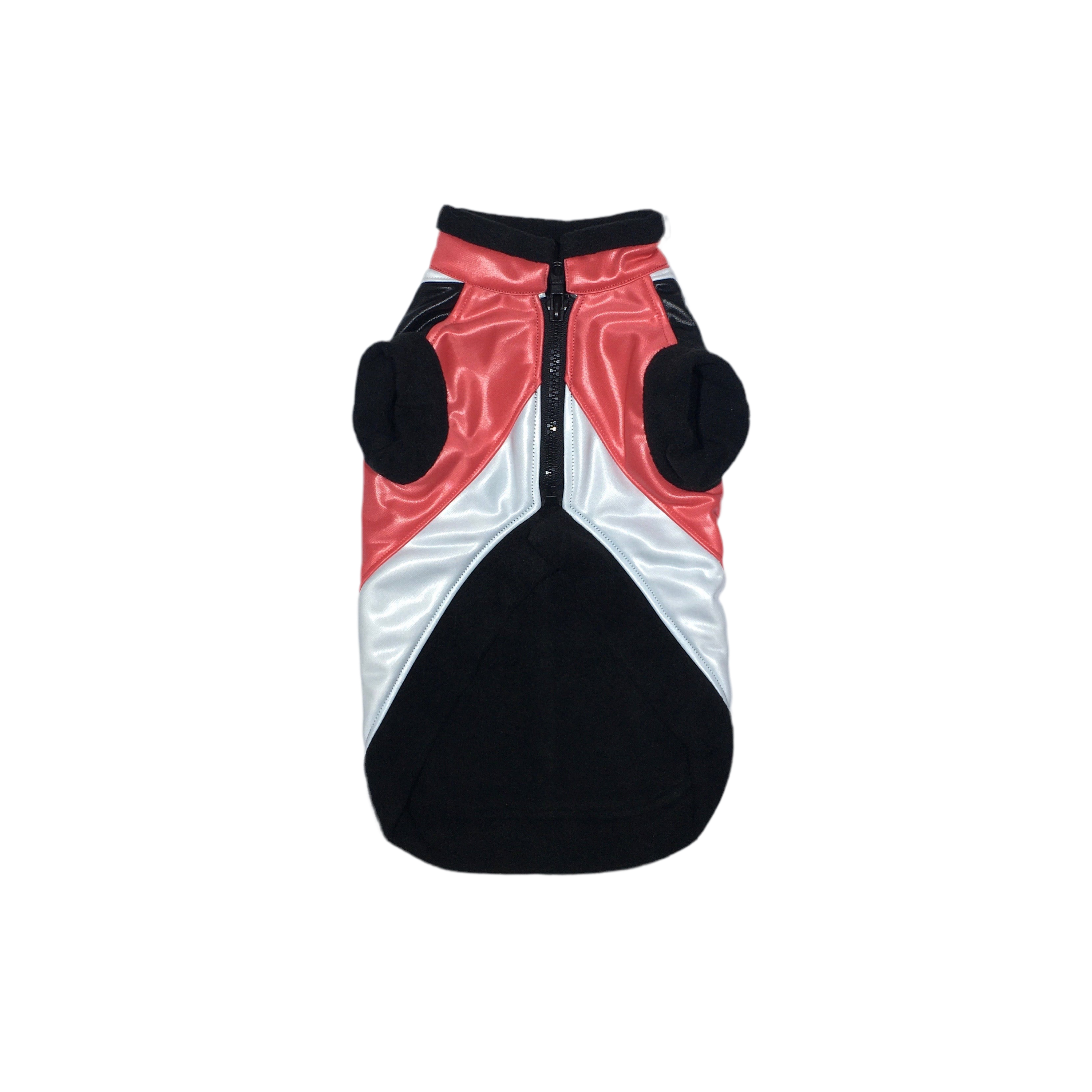 CHALECO IMPERMEABLE - ROSA/NEGRO/BLANCO